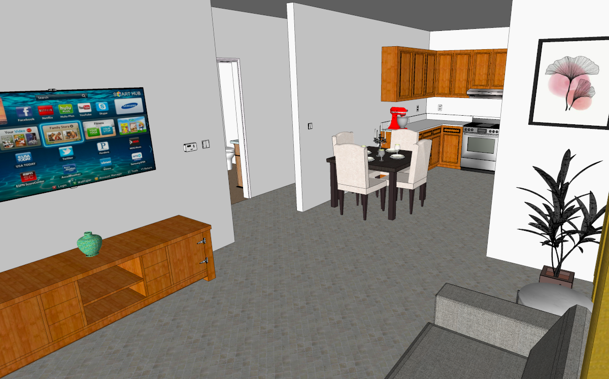 LIVING ROOM DINING AREA